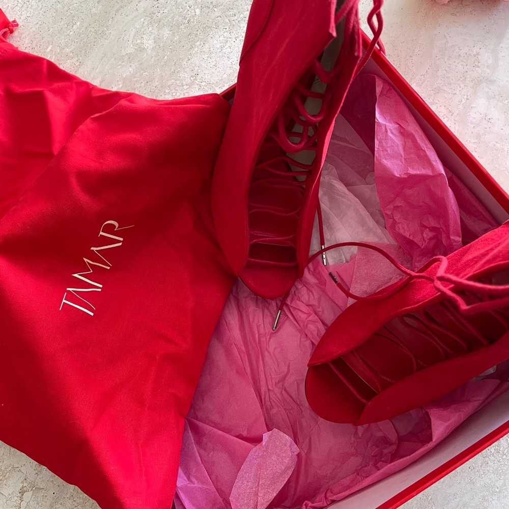 Red heels by TAMAR